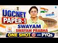 UGC NET Paper 1 ONE SHOT ✅ Swayam, Swayam Problem One Shot Revision with PYQs | Aditi Mam