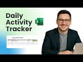 Daily Activity Tracker In Excel