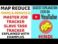 Map Reduce ll Master Job Tracker and Slave Tracker Explained with Examples in Hindi