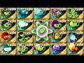 All Pea Plants NOOB vs PRO vs HACKER vs GOD - Who Will Win? - Pvz 2 Plant vs Plant