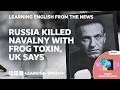Russia killed Alexei Navalny with frog toxin, UK says: BBC Learning English from the News