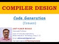 code generation: Issue in hindi | compiler design tutorial | 2020