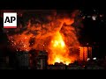 Video captures large explosion in Beirut as Israel strikes hit Lebanon