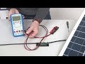 Solar panel measurement open-circuit voltage \u0026 short-circuit current