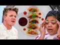 The Most BIZARRE Protein Challenge... What Are They Eating?! | Hell's Kitchen USA