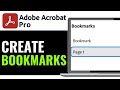 How to Create Bookmarks in Adobe Acrobat Pro 2026 | How to Make Bookmarks in Adobe Acrobat (EASILY)