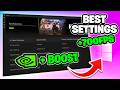 The BEST NVIDIA App \u0026 Control Panel Settings for GAMING in 2026! 🟩 (HUGE FPS BOOST!)