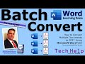 How To Batch Convert Word Files to PDF Using VBA in Microsoft Word Without Third-Party Tools