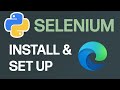 Install \u0026 Setup Selenium Python For Edge Browser (For Beginners)