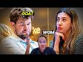 Magnus Carlsen vs WGM from Azerbaijan Narmin Khalafova | Grenke Freestyle 2026