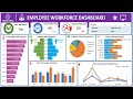 How to Create an Employee Workforce Dashboard in Excel (Step-by-Step Guide)