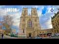 London’s 🇬🇧 4K walking tour | WESTMINSTER ABBEY to Westminster Cathedral | London tour  (Feb 2022)