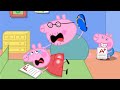 George Is Smart And Peppa Is A Bad Student, Right? | Peppa Pig Funny Animation