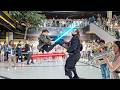 Crazy STAR WARS fight in a Shopping Mall..🤯