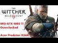 MSI GTX 1080 Ti Gaming X Overclocked Witcher 3 Gameplay
