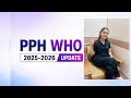 PPH WHO 2025–2026 Update | Complete Guide for NORCET, RRB \u0026 All Nursing Exams