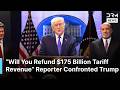 “Will You Refund $175 Billion in Tariff Revenue?” Reporter Confronts Trump After Court Ruling | AC1B