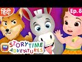 गधा और भेड़िया (Gadha aur Bhediya - Donkey and Wolf) - Storytime Adventures Ep. 8 - ChuChu TV Hindi