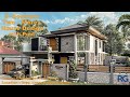 5 - Bedroom Two Storey House Design with Pool