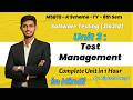 Unit 3: Test Management | MSBTE Software Testing Diploma | K Scheme | 316314 | in 1 Hour