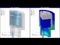Abaqus coupled Eulerian-Lagrangian analysis (CEL)
