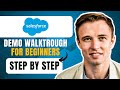 Salesforce CRM Demo Walkthrough For Beginners | Step By Step Tutorial 2025