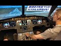 Can a Boeing 737 Pilot Land the Airbus A320? | Takeoff \u0026 Crosswind Landing | A320neo Flight Sim