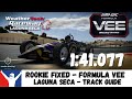iRacing Formula Vee Laguna Seca - Track Guide - 1:41.077 - Sim Racing Tips