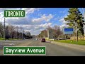 Toronto - Bayview Avenue - 4K