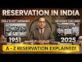 Reservation in India: A to Z Explained (1951-2025) - Sab Kuch Janiye!