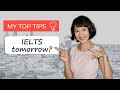 Top tips for the night before your IELTS exam