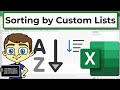 Sorting by Custom Lists in Excel