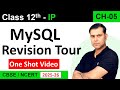 One Shot CH 05 MySQL Revision Tour | Class 12 IP (065)