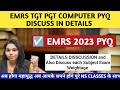 EMRS TGT PGT COMPUTER SCIENCE PYQ DISCUSS IN DETAILS #nsclasses #emrs #computersciencecourse