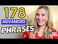 178 advanced English Phrases and Idioms for Everyday Conversations