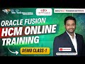 Oracle Fusion HCM Online Training Demo 1 | Step-by-Step Roadmap to Become HCM Consultant