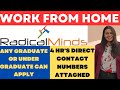 Radical Minds Recruitments 2023 | Work From Home Jobs | Latest Jobs | HR Contact Numbers Attached |