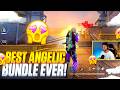 BEST ANGELIC BUNDLE EVER..??😍 New Angelic Bundle Gameplay 🤔 - FreeFire Telugu - MBG ARMY