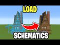 How To Download \u0026 Import Schematics In Minecraft Litematica! - Tutorial