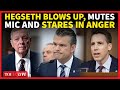 US Senate LIVE: ‘Save The Lecture’: Pete Hegseth Explodes, Turns Off Mic During Fiery Testimony