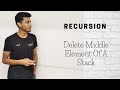 Delete Middle Element of a Stack