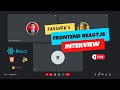 Fresher's Frontend Interview  🎉 | JavaScript | #reactjs (Mock) [Most Asked Questions -2023]