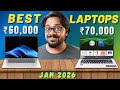 Jan 2026 के Best Laptops Under 60000 \u0026 70000 ⚡ Coding और Design के लिए Perfect!