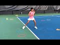 Footwork point patterns with former top ATP player and now Coach Brian Dabul