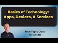 Basic Foundations of Tech Part 1: Apps, Devices, and Services