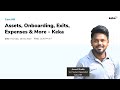 End to End Process Onboarding \u0026 Exit | Creation \u0026 Assignment of Assets with Keka HR