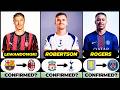 🚨 NEW CONFIRMED TRANSFERS \u0026 RUMOURS! 🚨🔥 ft. Robertson, Lewandowski, Rogers... etc