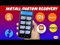 🔥 How To Install Custom Recovery Without Pc In Any Xiaomi Phones \u0026 Tabs !! Install Twrp No Pc 🔥