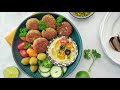 Non-Fried Green Moong Dal Falafels | Easy Snack Recipe | Tasty Party Snack | Vegan | मूंग दाल फ़लाफ़ल