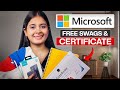 Microsoft \u0026 Google FREE Courses 2026 | Future Proof Certificate + Free Swags | Microsoft Free Swags